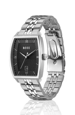 Principle Ark Uhr mit schwarzem strukturiertem Zifferblatt