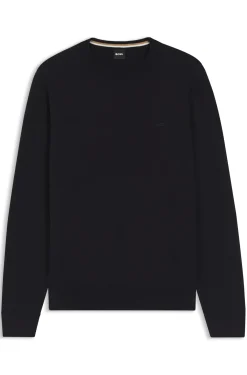 Pullover aus Baumwolle mit Logo-Stickerei