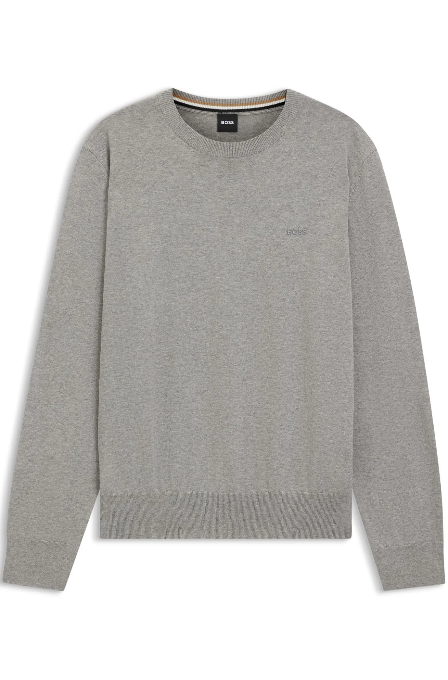 Pullover aus Baumwolle mit Logo-Stickerei