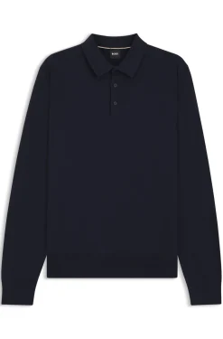 Pullover aus Baumwolle mit Polokragen