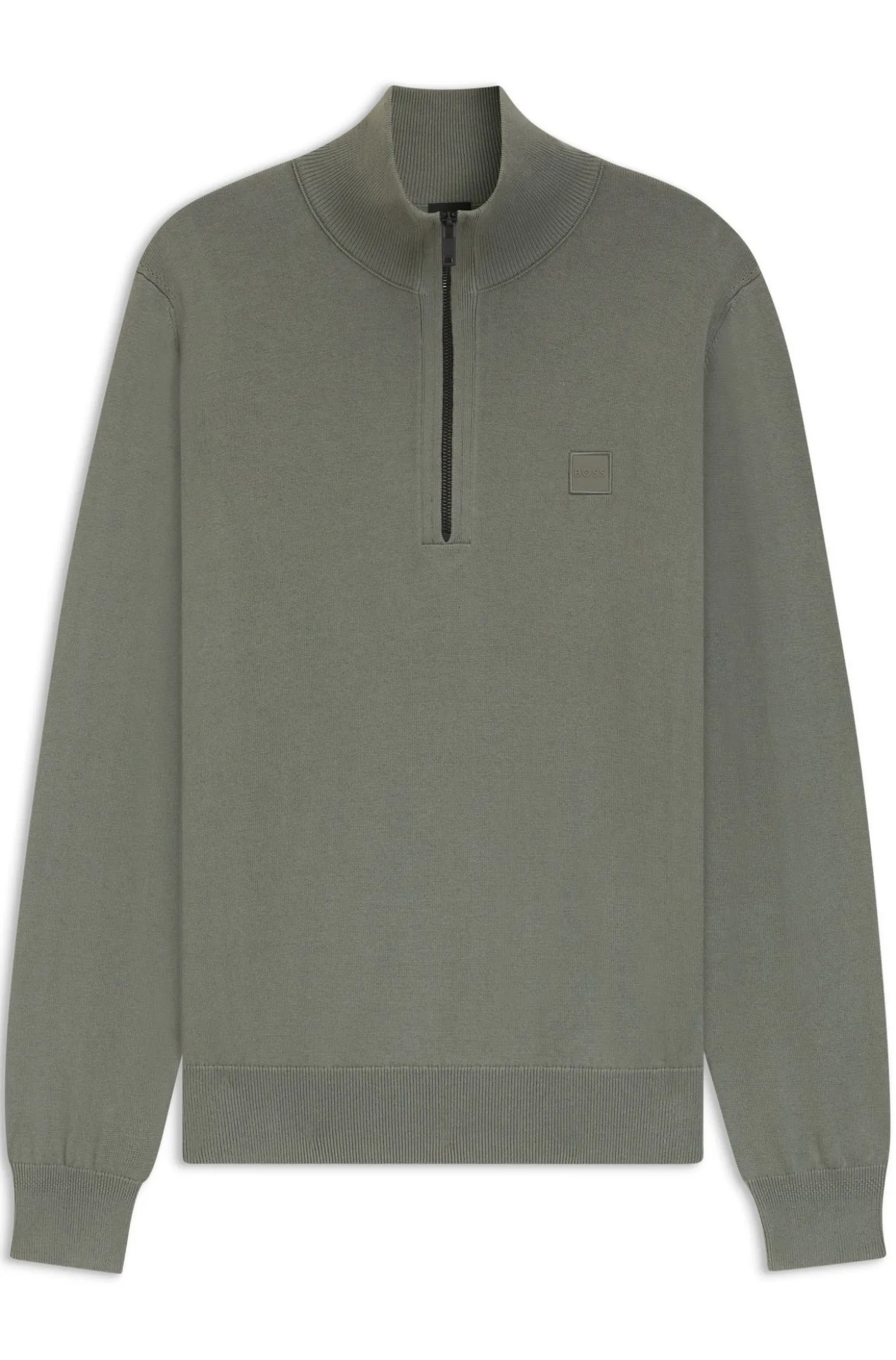 Pullover aus Baumwolle und Kaschmir mit Troyerkragen