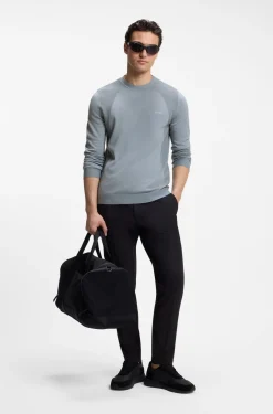 Pullover aus Baumwoll-Mix mit Bodymapping-Struktur