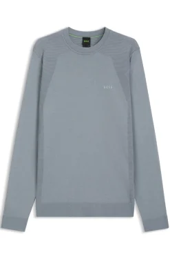 Pullover aus Baumwoll-Mix mit Bodymapping-Struktur