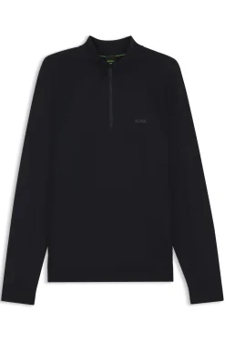 Pullover aus Baumwoll-Mix mit Troyerkragen