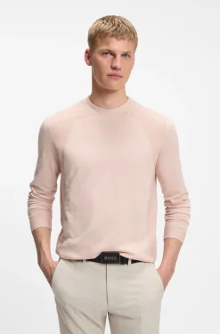 Pullover aus Baumwoll-Mix mit Bodymapping-Struktur