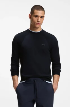 Pullover aus Baumwoll-Mix mit Bodymapping-Struktur