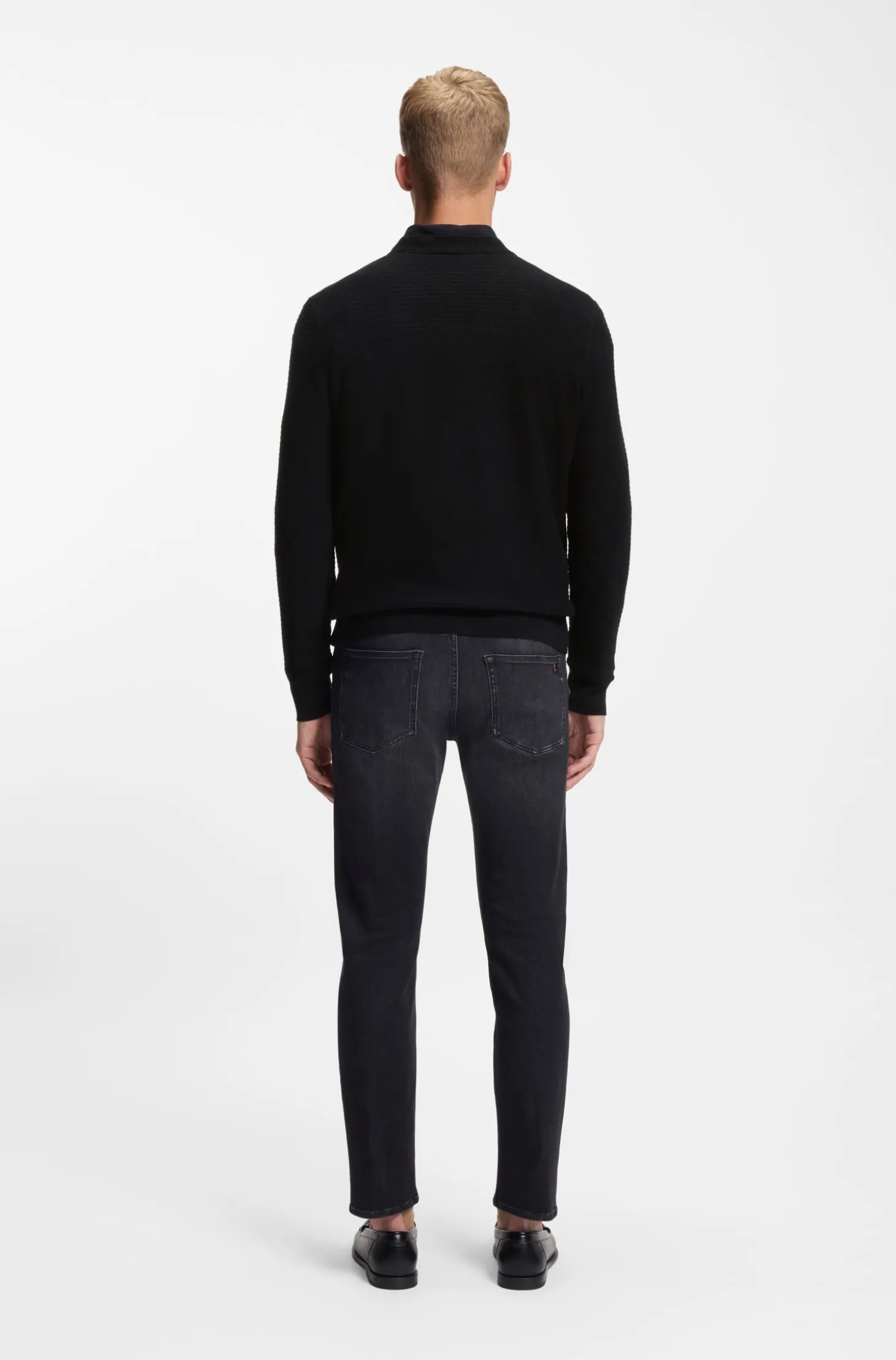 Pullover aus Baumwoll-Piqué mit Logo-Patch