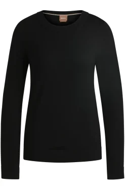 Pullover aus Merinowolle mit Rundhalsausschnitt