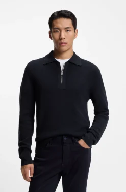 Pullover aus Schurwolle mit Troyerkragen