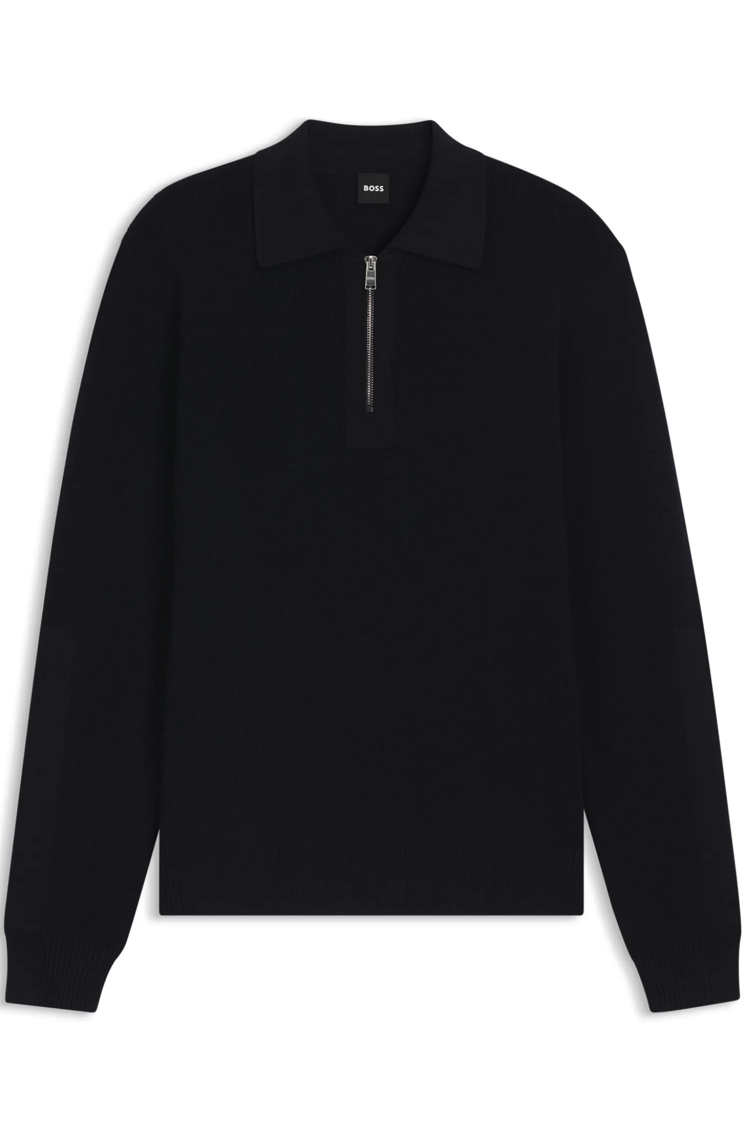 Pullover aus Schurwolle mit Troyerkragen
