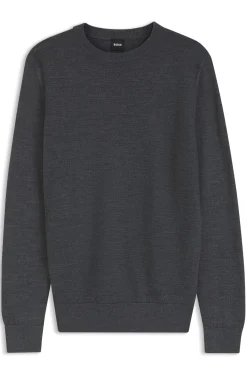 Pullover aus Schurwoll-Mix mit verschiedenen Strukturen