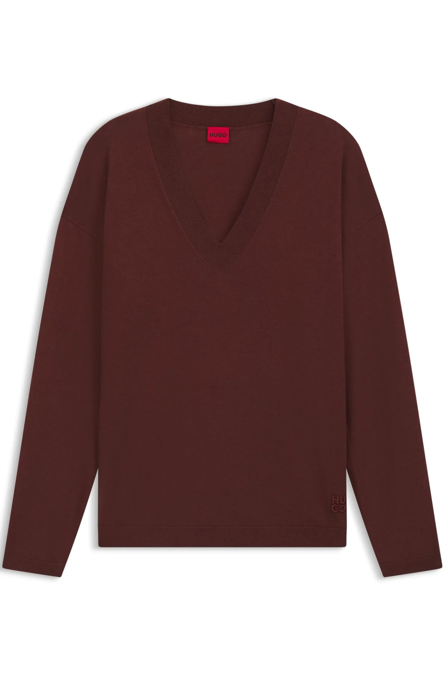 Pullover aus Woll-Mix mit Kaschmir und V-Ausschnitt