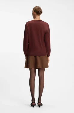 Pullover aus Woll-Mix mit Kaschmir und V-Ausschnitt