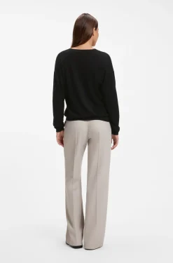 Pullover aus Woll-Mix mit Kaschmir und V-Ausschnitt