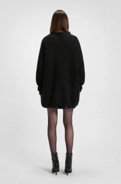 Pullover mit glitzerndem Stack-Logo, Woll- und Alpaka-Anteil