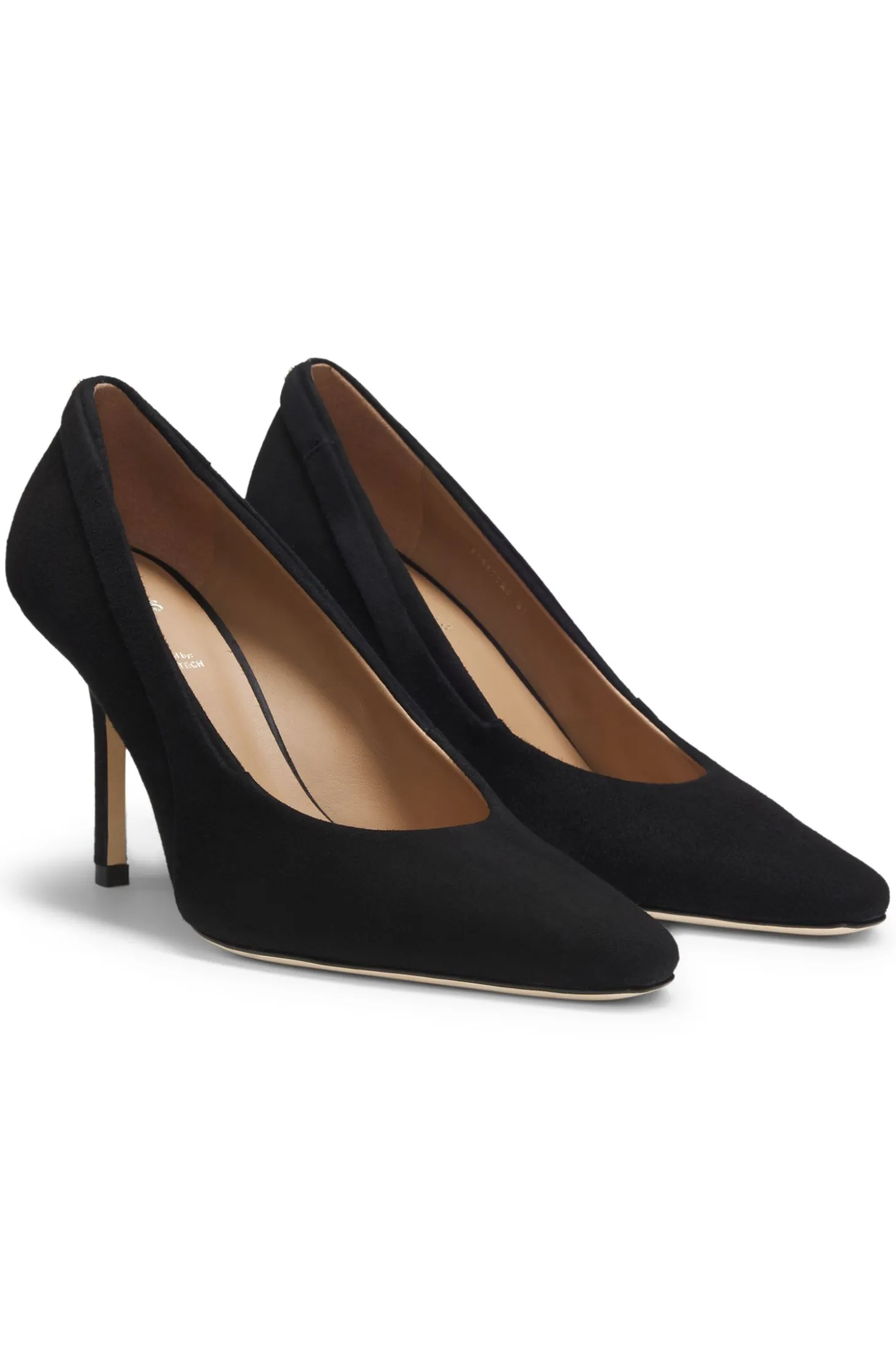 Pumps aus Veloursleder mit komfortabler Innensohle