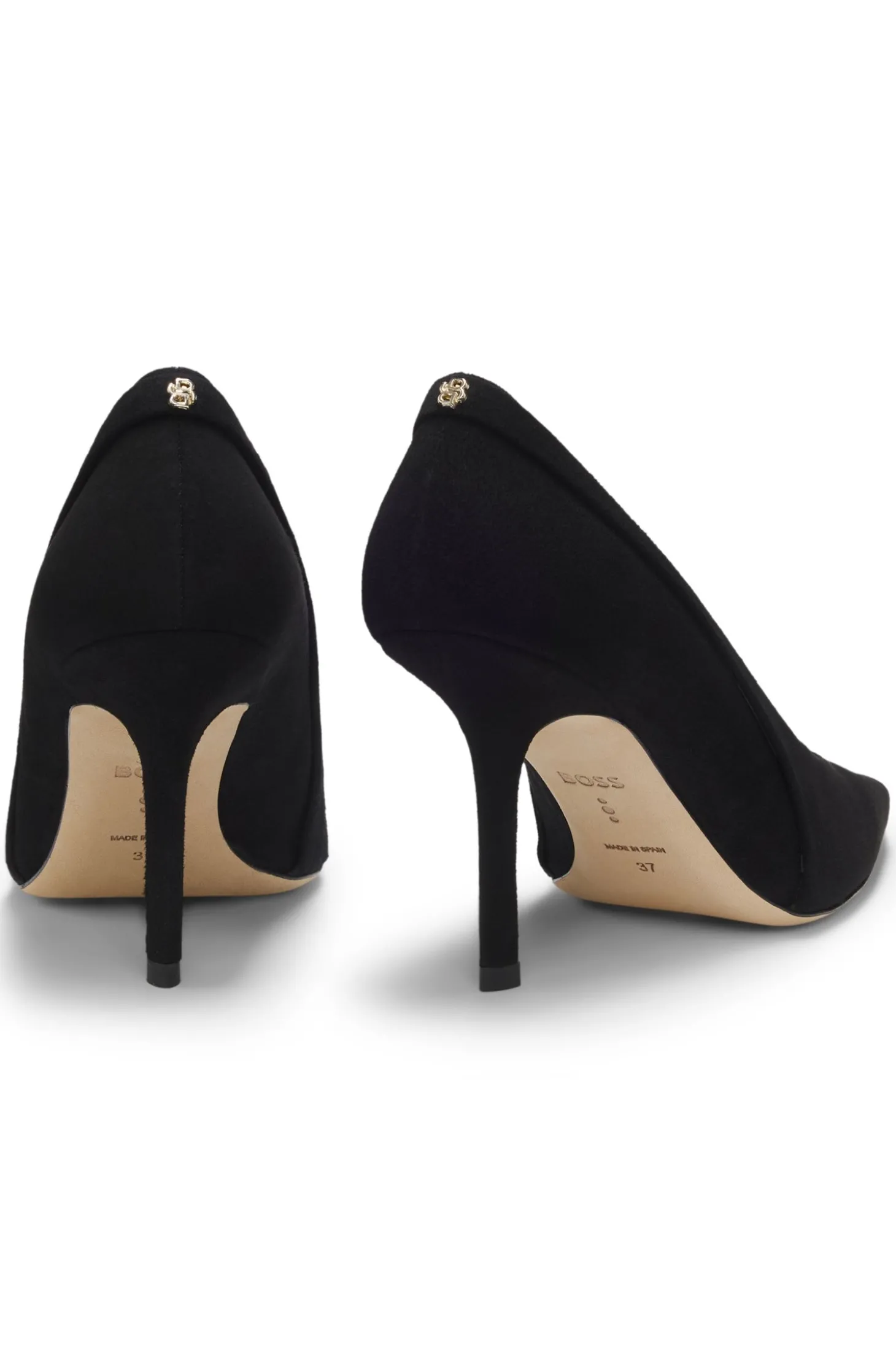 Pumps aus Veloursleder mit komfortabler Innensohle