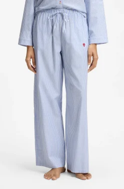 Pyjama-Hose aus Baumwoll-Mix mit Herz-Logo