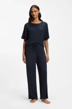 Pyjamahose aus Ripp-Jersey mit Double-B-Monogramm