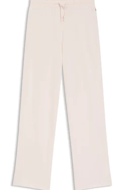 Pyjama-Hose aus Stretch-Baumwolle mit Tunnelzug und Logo-Detail