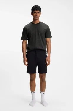 Pyjama-Set aus Baumwolle mit All-over-Print-T-Shirt