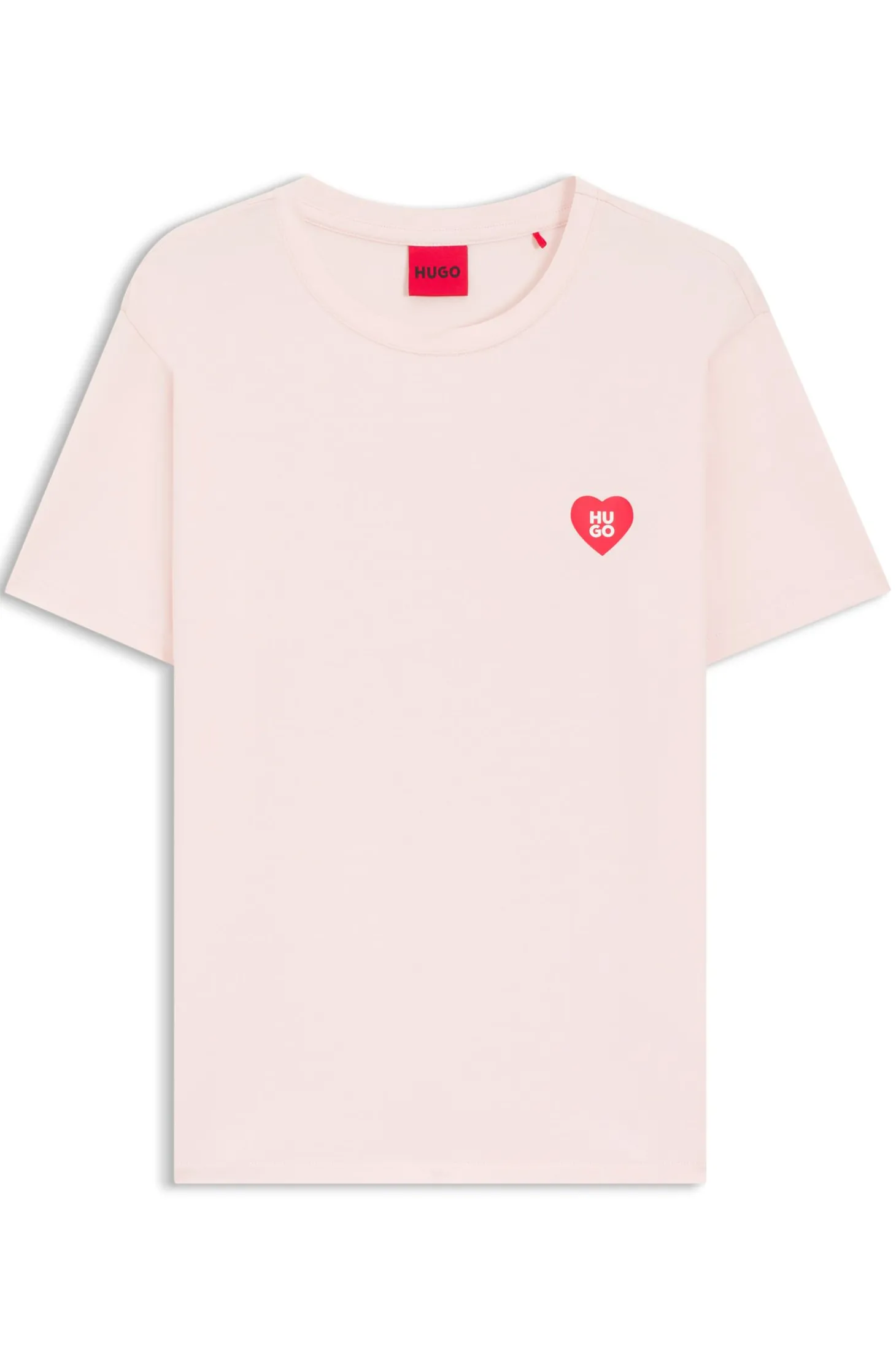 Pyjama-Shirt aus Stretch-Jersey mit Logo-Print