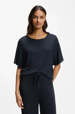 Pyjama-Top aus Ripp-Jersey mit Double-B-Monogramm