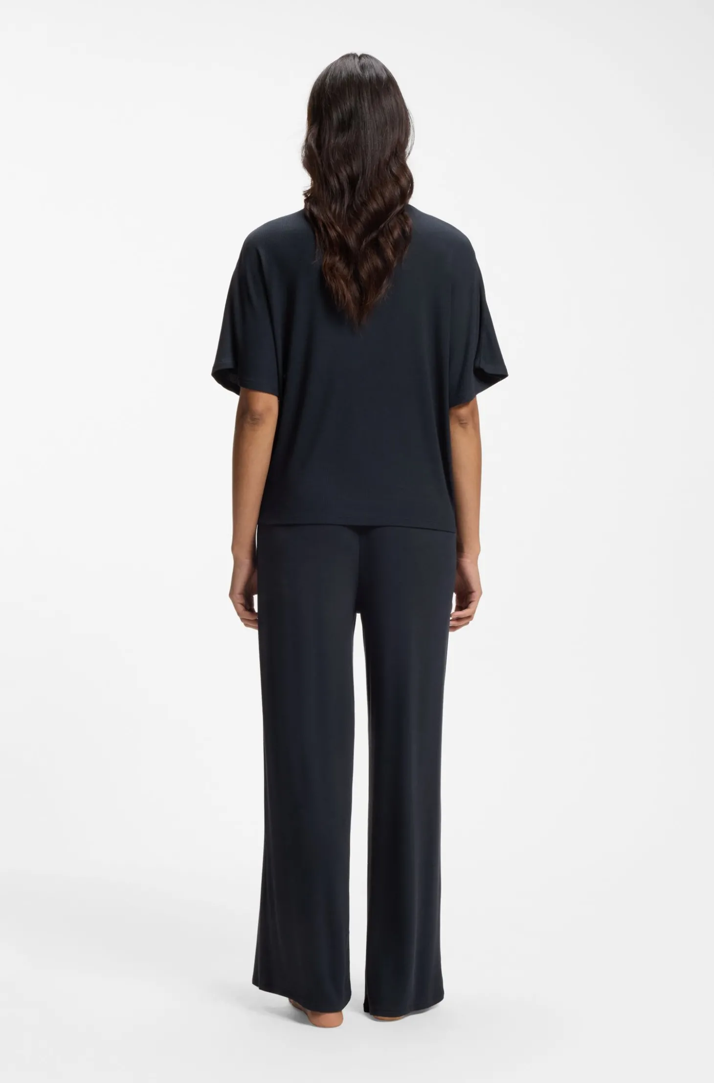 Pyjama-Top aus Ripp-Jersey mit Double-B-Monogramm