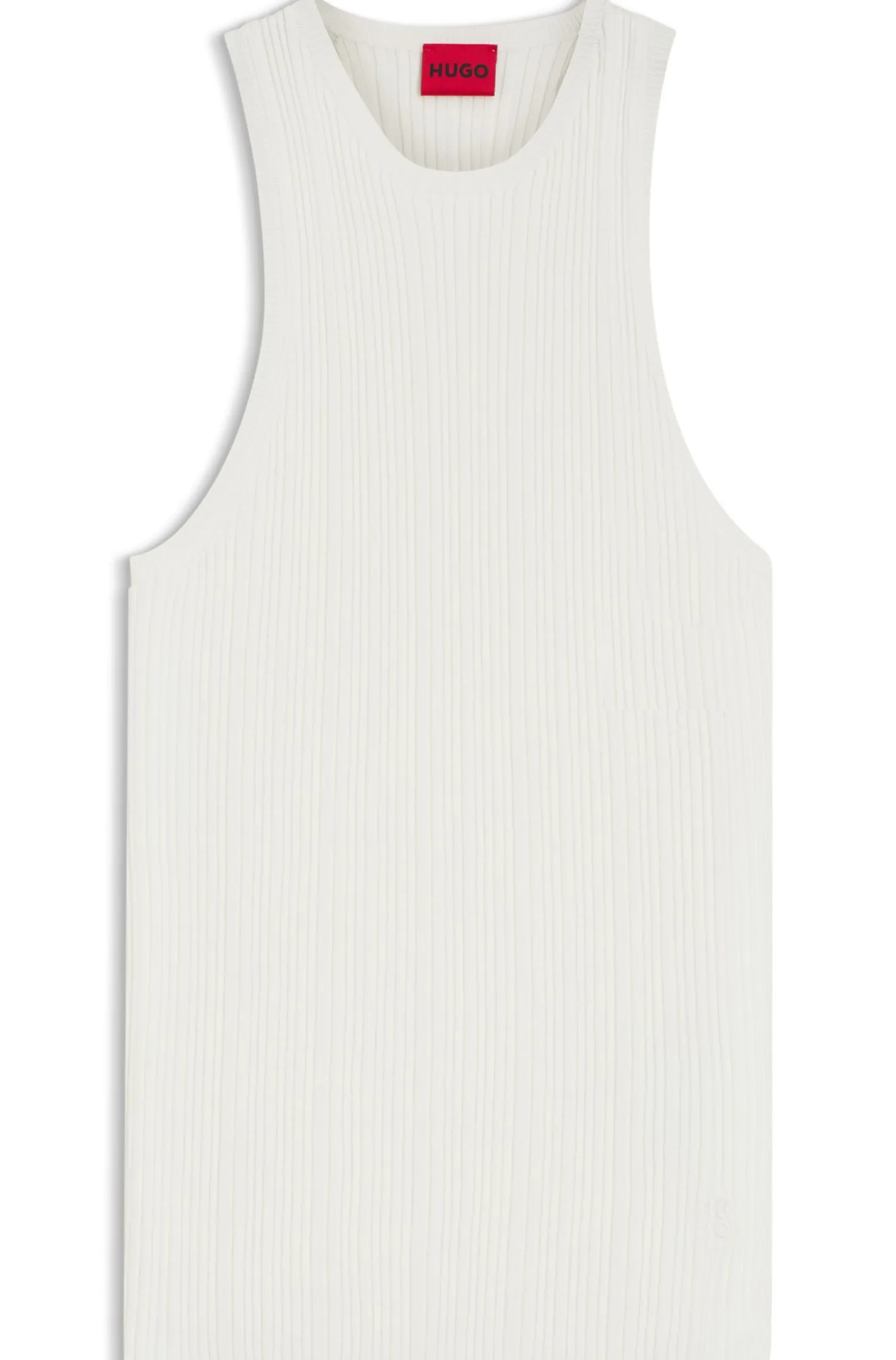 Racerback-Top aus geripptem Krepp