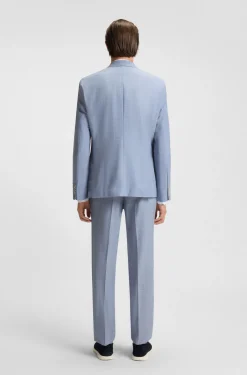 Regular-Fit Anzug mit Allover-Muster