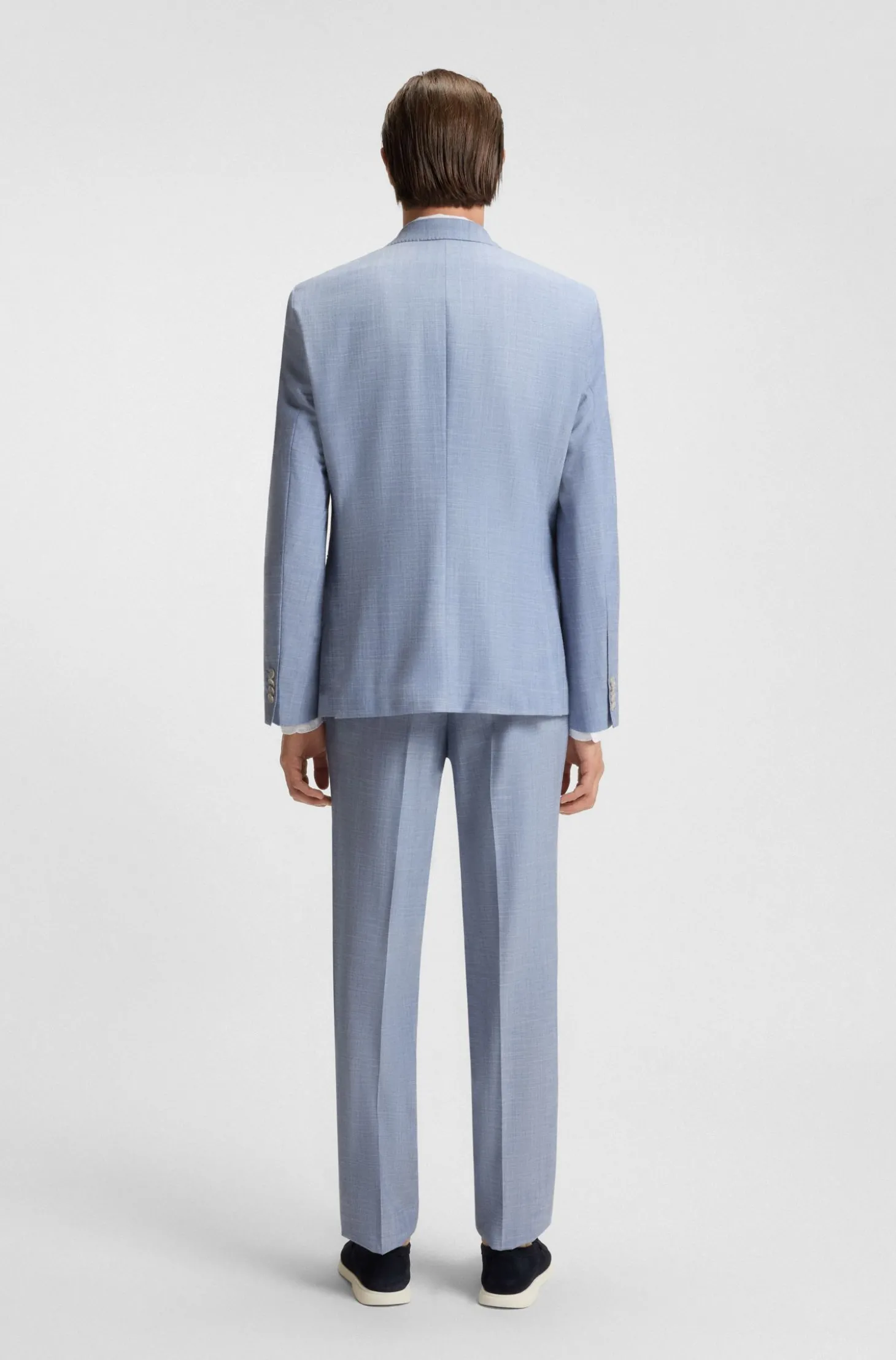 Regular-Fit Anzug mit Allover-Muster