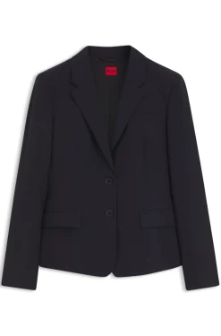 Regular-Fit Blazer aus elastischem Gewebe
