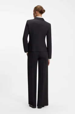 Regular-Fit Blazer aus elastischem Gewebe