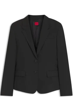 Regular-Fit Blazer aus elastischem Gewebe