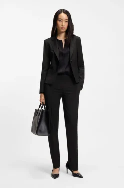 Regular-Fit Blazer aus in Italien gefertigter Schurwolle