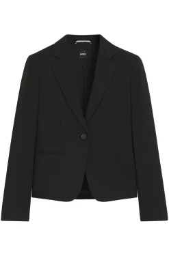Regular-Fit Blazer aus in Italien gefertigter Schurwolle