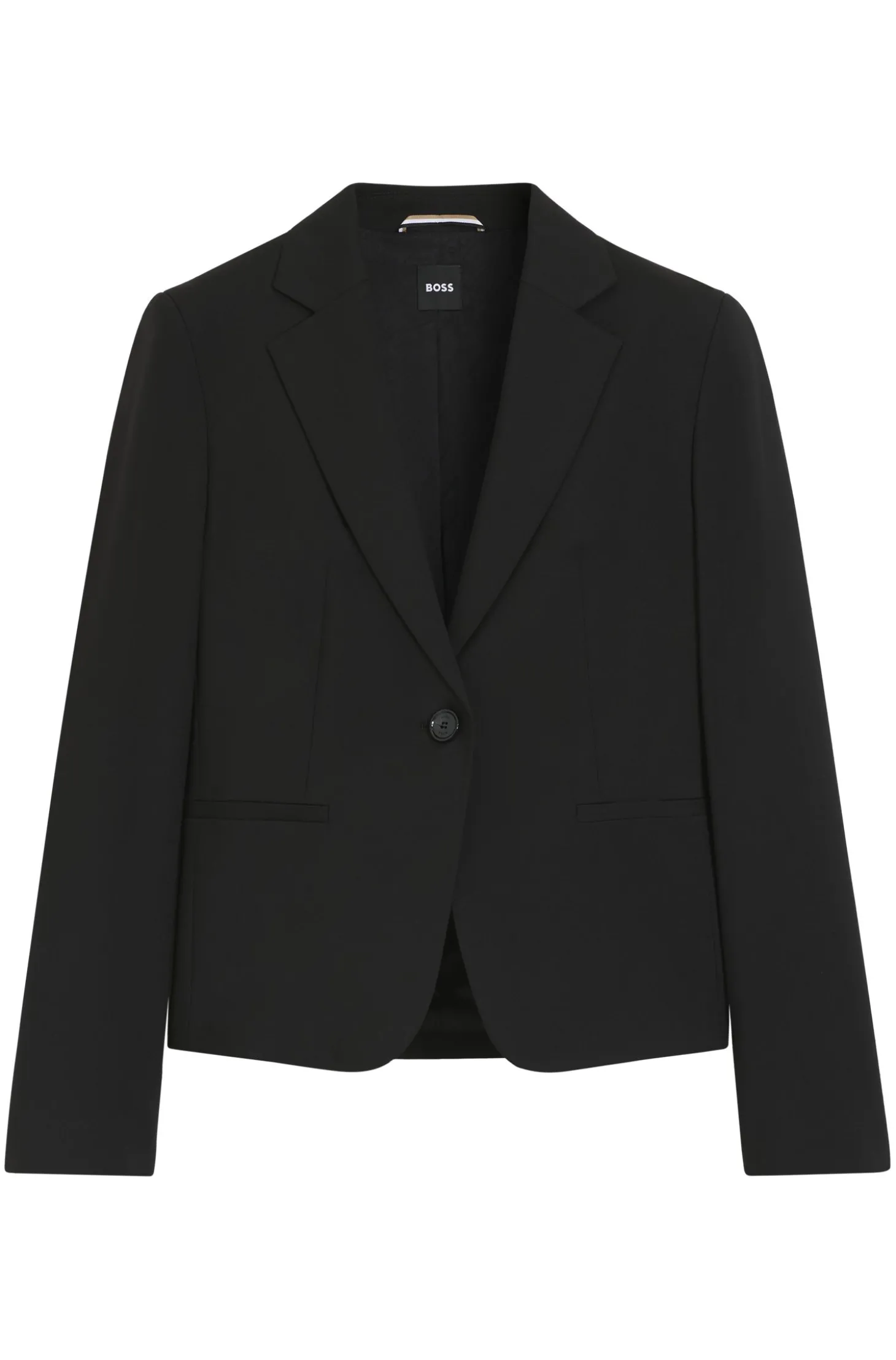Regular-Fit Blazer aus in Italien gefertigter Schurwolle
