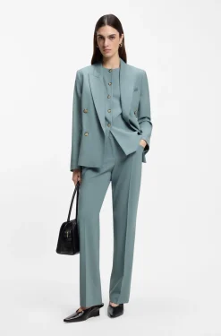 Regular-Fit Blazer aus Schurwolle