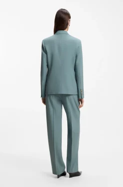 Regular-Fit Blazer aus Schurwolle