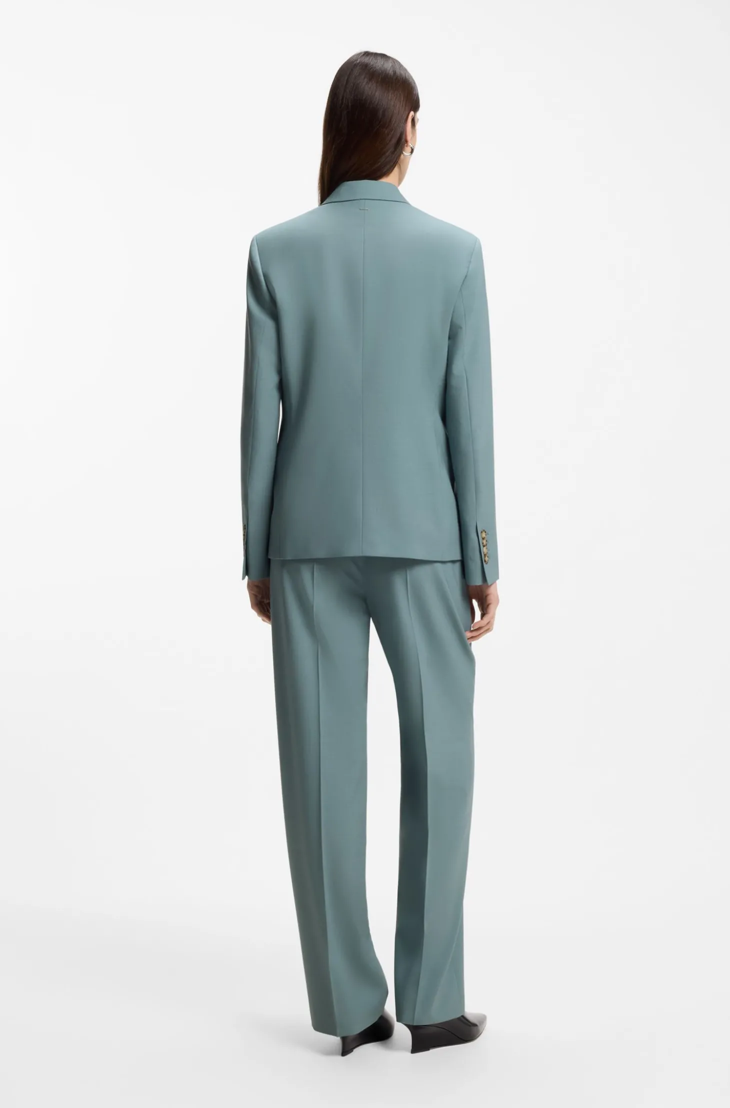 Regular-Fit Blazer aus Schurwolle