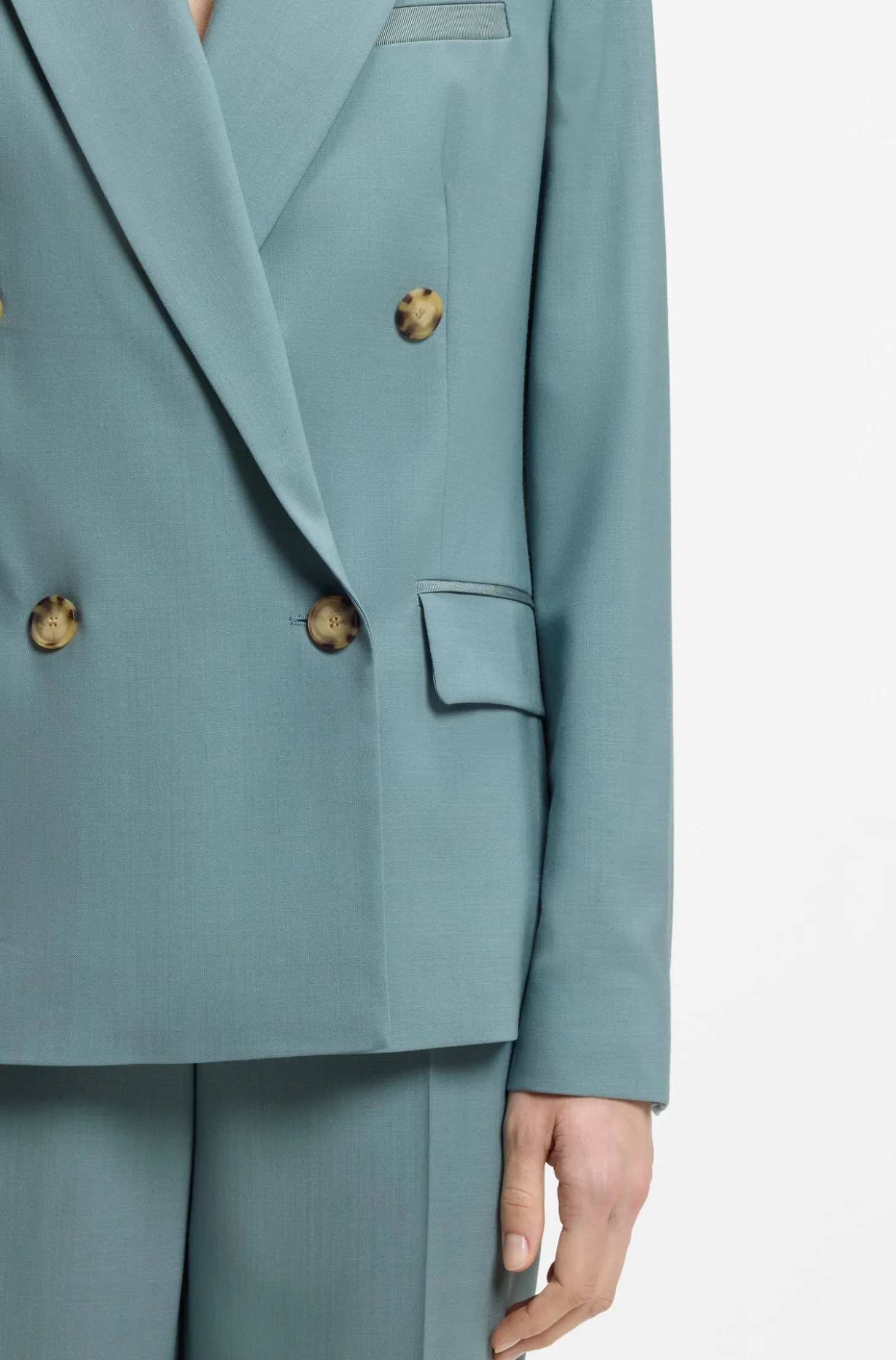 Regular-Fit Blazer aus Schurwolle