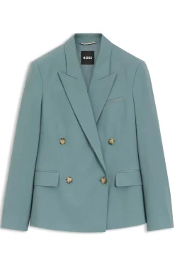 Regular-Fit Blazer aus Schurwolle
