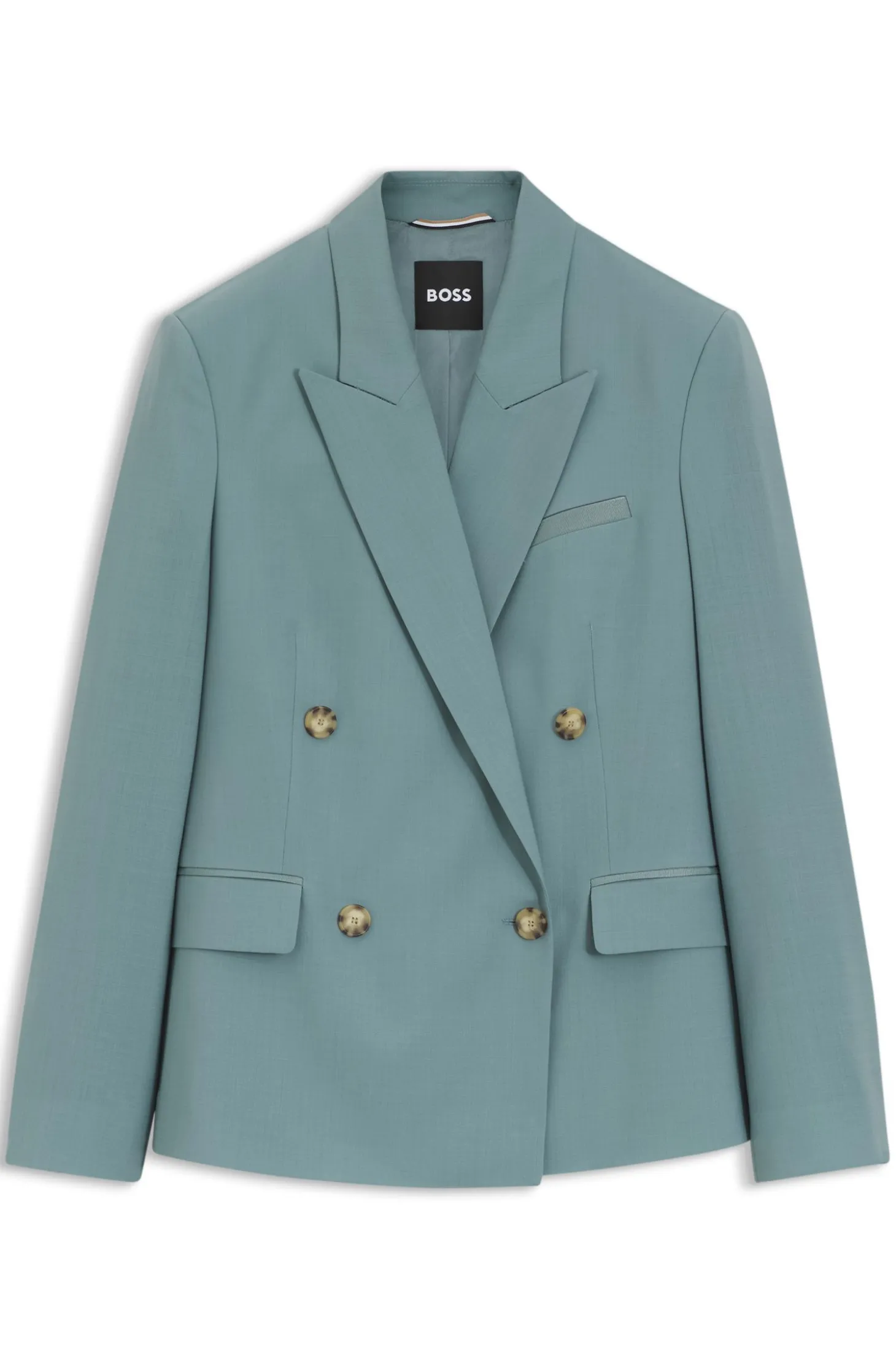 Regular-Fit Blazer aus Schurwolle
