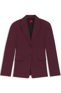 Regular-Fit Blazer aus Stretch-Gewebe