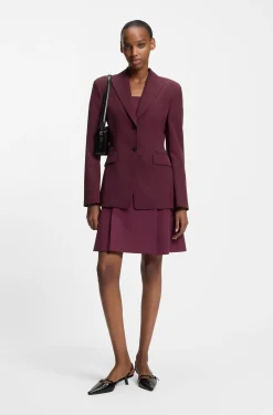 Regular-Fit Blazer aus Stretch-Gewebe