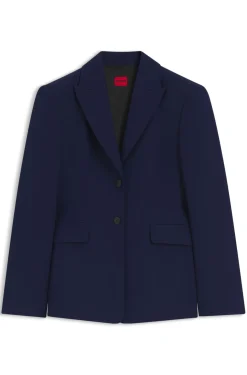 Regular-Fit Blazer aus Stretch-Gewebe