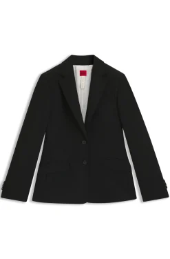 Regular-Fit Blazer aus Stretch-Twill