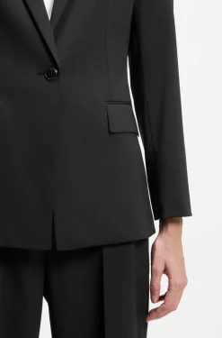 Regular-Fit Blazer mit fallendem Revers