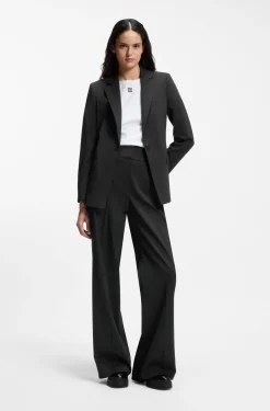 Regular-Fit Blazer mit fallendem Revers