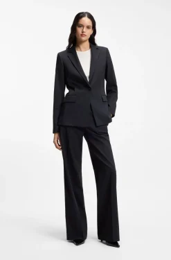 Regular-Fit Blazer mit fallendem Revers
